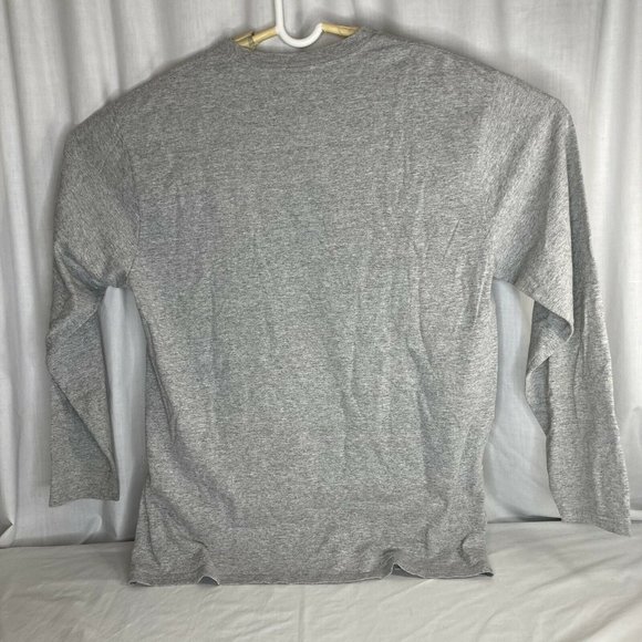 Polo Jeans Company Ralph Lauren T Shirt Mens Long Sleeve Large 1967 Gray Wings - Picture 3 of 7